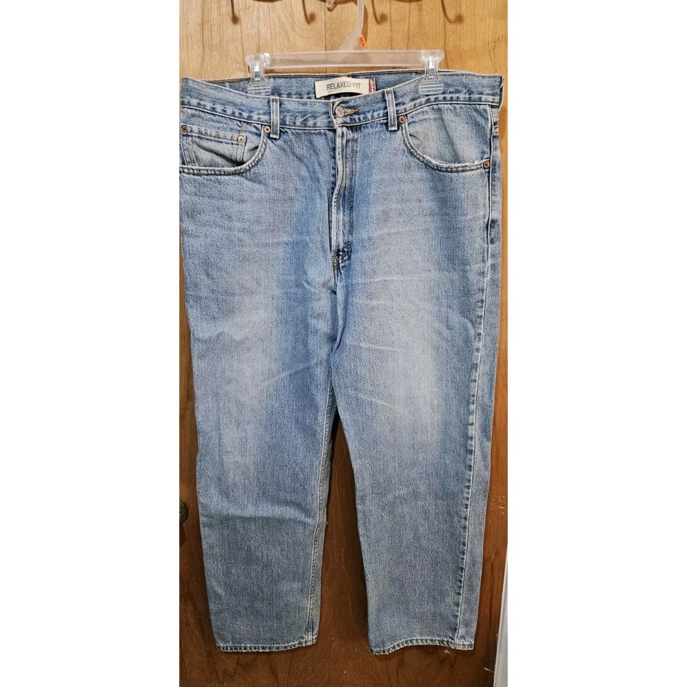 Vintage Y2K Levis 550 Jeans Mens 38X32  Relaxed Fit Straight Leg Red Tab. (2004)